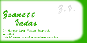 zsanett vadas business card
